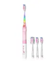Электрическая зубная щетка Seago, для девочек, мягкая щетина, 4 насадки