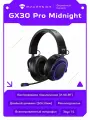 Игровые беспроводные наушники Machenike GX30 Pro Midnight JJ02GB00HRU, подсветка, двойной динамик, микрофон