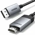 Lulian DP to HDMI Adapter Cable, 4K 60Hz High-Definition Connection Cable, Version 1.2, DisplayPort to HDMI Male-To Computer to TV Monitor Video Cable, 2 Meters, 15774