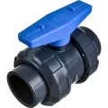 Aquaviva AQVBVD050 Кран шаровый Нпвх общего применения DN 50 м/м с муфтовым окончанием 48017 .