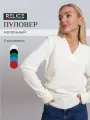Пуловер Relice Весна-лето 2025, размер S/M, , молочный