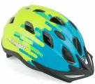 Шлем 8-9090011 с сеточкой Trigger 171Blu INMOLD подрост. 12отв. сине-неон-желтый 52-56см (10) AUTHOR