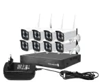 Готовый комплект для видеонаблюдения Окта Вижион Клоуд - 02-8 (S22406N) - беспроводная система на 8 камер наблюдения с записью в облако