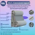 R&L, (4 в 1) клиновидная ортопедическая подушка, может использоваться отдельно, для поддержки спины после операции, укрепления ног, облегчения кислотного рефлюкса, боли в шее, храпа при апноэ сна