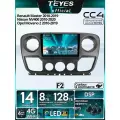 Магнитола Renault Master 2010-2019 / Nissan NV400 2010-2020 (Тип F2) Teyes CC4 8+128GB, QLED,2 DSP,4G, Wi-Fi,2DIN