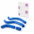 Патрубки радиатора для ВАЗ-2112 16v синий силикон 4 шт. CS-20