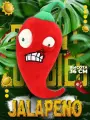 Мягкая плюшевая игрушка Jalapeno из игры из игры Plants vs Zombies 36 см