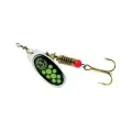 Блесна вращающаяся Mepps BLACK FURY 2, SILVER/Chartreuse, комплект из 5 штук