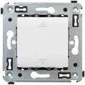 Выключатель DKC одноклавишный, в стену Белое облако, Avanti