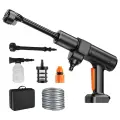 Бесщеточные садовые водяные пистолеты Беспроводная мойка высокого давления 200 бар 6 в 1 Автомойка Водяной пистолет-распылитель для аккумулятора Makita 18 В, No Battery