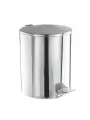Ведро мусорное с педалью 15 литров, нержавеющая сталь