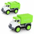 Набор спецтехники Oubaoloon Контейнер, 2 машинки, в пакете (BJ656A-2)