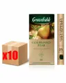 Чай черный Greenfield Gourmand Pear, 10шт по 25пакетиков. Груша и базилик