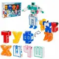 Набор роботов «Алфавит», трансформируются, 7 букв, собираются в 1 робота