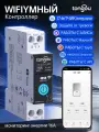 Умное реле TONGOU с Wi-Fi, управление через Алису и Tuya, контроль энергии, 16А, однополюсное с нейтралью для умного дома и удобной жизни.