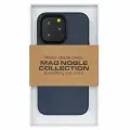 Чехол KZDOO MAG NOBLE, для iPhone 15 Pro MagSafe, оригинальная кожа, матовый — Темно Синий
