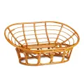 Садовый диван TetChair MAMASAN/мамасан, натуральный ротанг, без подушки, орех
