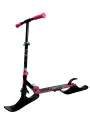 Самокат-снегокат Comfort 125 evolution pink с лыжами