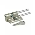 Цилиндровый механизм со штоком Kale kilit (Кале килит) 164 SX/71 (35+10+26) mm никель 5 ключей