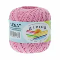Пряжа ALPINA LENA 100% мерсеризованный хлопок 50 г 280 м №25 розовый