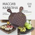 Доска разделочная ChoodWood 34х22 см из дерева, ручная работа