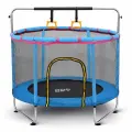 Батут ROCKET, d=140, внешняя сетка высотой 83 см, общая высота 110 см. синий