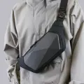 Сумка через плечо поясная с отделением для документов и телефона