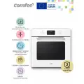 Встраиваемый электрический духовой шкаф Comfee CBO721AGW, ширина 60 см, глубина 50 см, съемная дверца, 67 л, LED дисплей