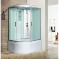 Душевая кабина River DESNA XL 100/80/44 MT R 100x80 правая, стекла матовые, профиль матовый хром