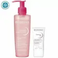 Bioderma Набор Sensibio для базового ухода за чувствительной кожей: крем, 40 мл + гель, 200 мл