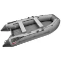 Лодка надувная ПВХ под мотор ROGER Trofey 3100, лодка роджер НДНД (серый-графитовый)