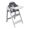 Стульчик для кормления ребенка растущий Chicco Crescendo Up 3-в-1, темно-серый