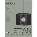 Светильник подвесной, подвес, люстра Evoluce SLE6024-403-01 черный/черный E27 1*40W