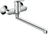 Смеситель с длинным изливом для ванны Hansgrohe Logis 71402000