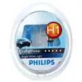 Лампа автомобильная галогенная Philips Crystal Vision P-12258CV2 H1 55W W5W/H1 4300K 2 шт.