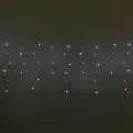 Гирлянда для улицы бахрома «Мерцание» ш3м* в40/60см 100 ламп LED, прозр. провод,1 режим, IP-54, Белый/Теплый белый мерцает (возможность соединения)