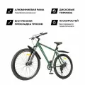 26 Велосипед Fizard Flow, 15 алюминий, 1x10, дисковые тормоза, зеленый