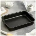 Противень Доляна Promo, 23×30 см, антипригарное покрытие, цвет бордовый