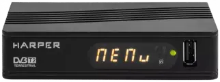 Цифровой телевизионный DVB-T2 приемник HARPER HDT2-1514 / черный