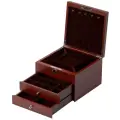 IsmatDecor Шкатулка S-135BR коричневый 15.5 см 22 см 2 кг бархат МДФ 22 см