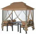 Беседка Перу с москитной сеткой и отстегивающимися стенками