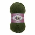 Пряжа Alize Cotton Gold 29 хаки (100г/330м, упаковка 5 мотков)