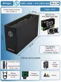 Внешняя видеокарта EGPU Wikingoo T4M5-240W, MSI GeForce RTX 2060 Super 8Gb. Thunderbolt 3/4.