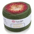 Пряжа Yarnart Flowers Alpaca цвет 420