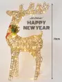 Олень новогодний new 70 см, украшения и декорации