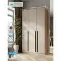 Шкаф для одежды 3-х дверный, Принцесса Мелания, Кашемир, 2200х1200х520 мм