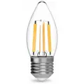 Лампочка Gauss Filament Свеча 11W=60W 830lm 4100К Е27 светодиодная филаментная (комплект из 10 шт)