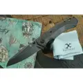 Складной нож Kansept Knives Weim, сталь CPM S35VN, BW, рукоять черный титан/красный карбон
