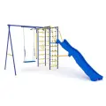 Уличный спортивный комплекс Модель № 3 с площадкой под горку и горкой VERESK Roto mold Plus