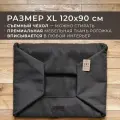Сменный чехол лежанки для животных PET BED Рогожка, размер XL 120х90 см, коричневый